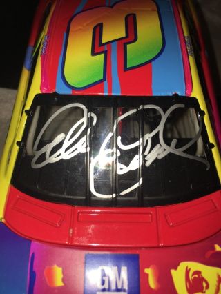 Signed Jsa Dale Earnhardt 3 Peter Max 2000 Monte Carlo Action 1/24