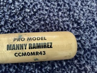 Manny Ramirez Signed Baseball Bat
