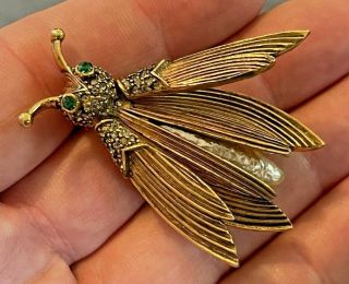 Vintage Pauline Rader Tremblant Bug Pin
