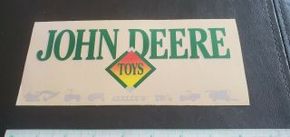 Vintage 1990 John Deere Toys Christmas Brochure Tractor Ertl Scale Disk