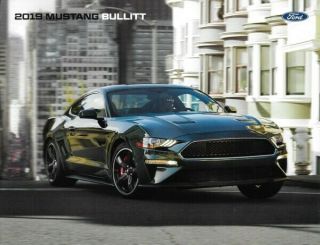 2019 Ford Mustang Bullitt Sales Brochure Folder Us 19 Mcqueen