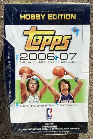 2006 - 07 Topps Factory Basketball Box