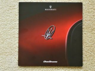 Maserati Granturismo Sport/mc Fold Out Folder Brochure 2017 Usa Edition