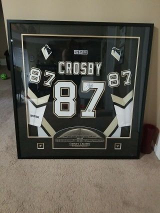 2005 - 06 Sidney Crosby Penguins Signed Jersey Frameworth Sports Marketing