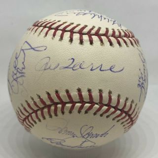 2001 WSC Yankees Team 31x Signed Baseball w/ Derek Jeter Mariano Rivera PSA/DNA 2