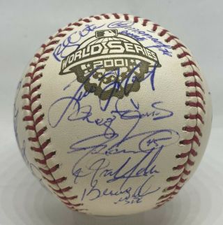 2001 WSC Yankees Team 31x Signed Baseball w/ Derek Jeter Mariano Rivera PSA/DNA 3