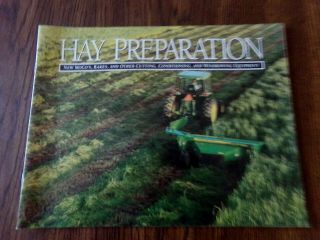 John Deere Sales Advertising Brochure For Hay Preparation Rakes Moco 