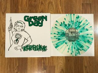 Green Day - Kerplunk Vinyl Lp Clear W/green White Splatter Color Press