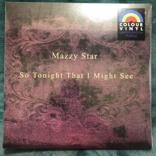 Mazzy Star - So Tonight That I Might See Lp | Limited Purple Vinyl |