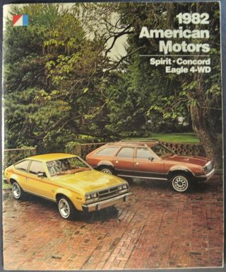 1982 Amc Brochure Eagle 4 - Wd Sx/4 Spirit Concord Dl Wagon 82