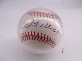 Vintage Autographed Baseball Official Ball Ted Williams Boston Red Sox Rawlings