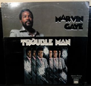Marvin Gaye Trouble Man Lp Tamla Stereo 1972 Soul Gf Gimmick Cover
