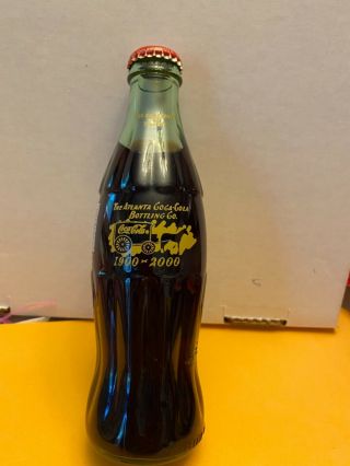 2000 Coca - Cola Full Bottle - Atlanta Cc Bottling Co 100th Anniversary - Near