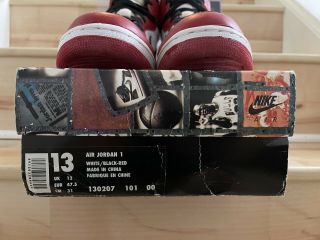 UDA Michael Jordan SIGNED AUTO DS NIB 1994 Nike Air Jordan 1 OG Shoes Size 13 2