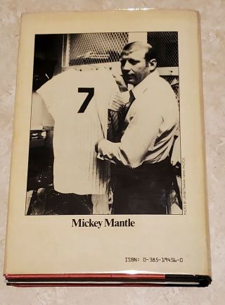 Mickey Mantle Autographed The Mick Hardcover Book with PSA/DNA Letter,  Bonus 2