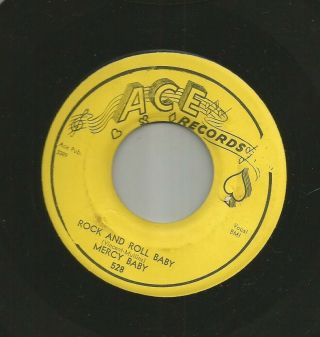 Rockabilly R&b Bw Blues - Mercy Baby - Rock And Roll Baby - Hear - 1957 Ace