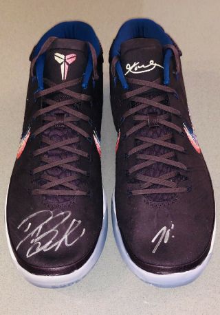 Devin Booker Autographed Nike Kobe Ad Signed (size 13) Auto Basketball Shoes Jsa