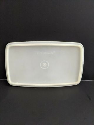 Tupperware Replacement Lid 817 Clear 9 1/4 X 5 1/2 "