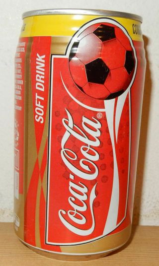 2002 COCA COLA World Cup Soccer Champion BRASIL can from SOUTH AFRICA (340ml) 2