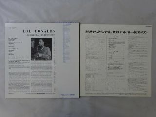 Lou Donaldson Quartet/Quintet/Sextet Blue Note GXK8029 Japan KING LP OBI 2