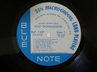 Lou Donaldson Quartet/Quintet/Sextet Blue Note GXK8029 Japan KING LP OBI 3