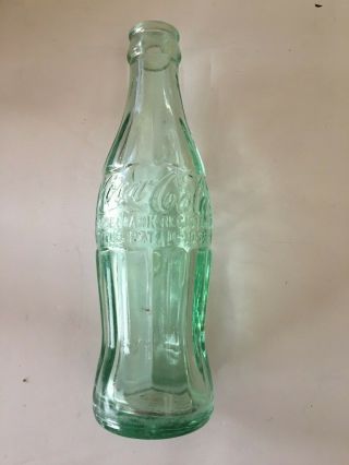Vintage 1947 Coca - Cola 6oz.  Green Glass Bottle from San Francisco,  CA 2