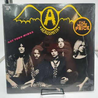 Aerosmith Get Your Wings Lp Record 1974 Columbia Pc32847 Rare