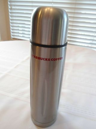 Starbucks 2006 Stainless Steel Insulated Travel Thermos 14 Oz