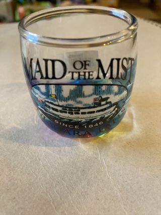 Vintage Shot Glass - Maid Of The Mist,  Niagara Falls