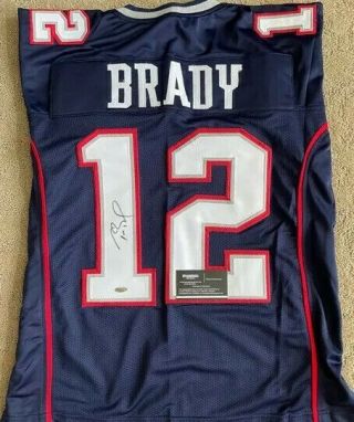 Tom Brady Autograph Signed England Patriots Jersey With Triple Stitched