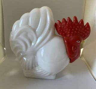 Vintage Avon Rooster Hand Lotion Empty Country Kitchen Decanter Home Decor 5.  5 "