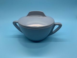 Vintage Prolon Ware 9935 Blue Sugar Bowl With Lid 9936 - Melamine - Melmac - 1950’s