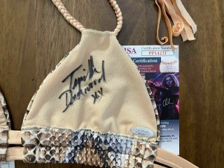 Tenille Dashwood WWE Emma 2X Signed Autographed Photoshoot Worn Bikini JSA COAs 4