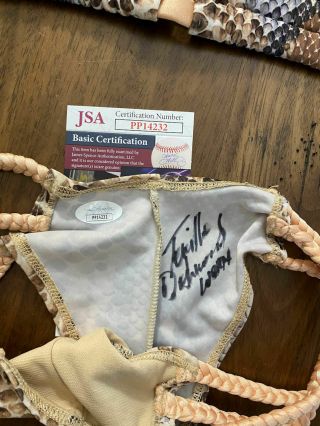 Tenille Dashwood WWE Emma 2X Signed Autographed Photoshoot Worn Bikini JSA COAs 5