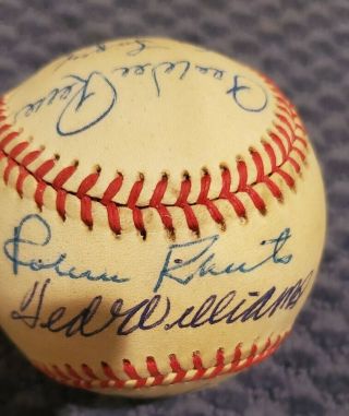 1984 Hall Of Fame Hof Induction Day Multi Signed Baseball W Ted Williams 11 Sigs