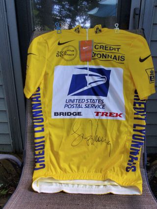 Lance Armstrong 2000 Tour De France Autographed Jersey
