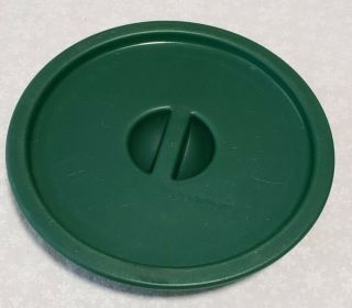 Tupperware 2717 Coffee Canister Replacement Lid Forest Green Lid Only