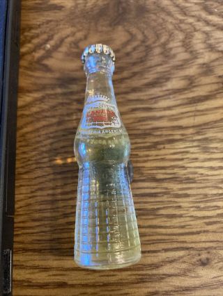 Vintage Magnet 3 " Mini Filled Soda Bottle Canada Dry Gingerale Light