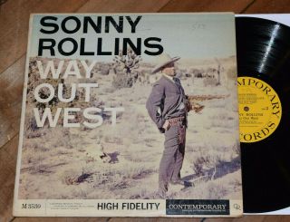 Sonny Rollins Way Out West Dg Contemporary Lp Mono