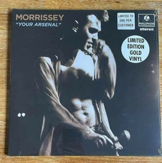 Morrissey Your Arsenal Lp (rare Gold Vinyl Limited Edition Of Only 500)