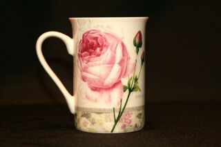 Kent Pottery Fine Bone China Mug De La Fete Pink Roses