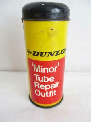 Vintage Dunlop Minor Tube Repair Outfit Tin & Contents