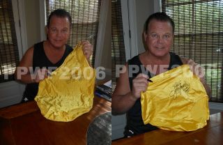 Wwe Jerry The King Lawler Ring Worn Hand Signed Singlet And Trunks With Proof