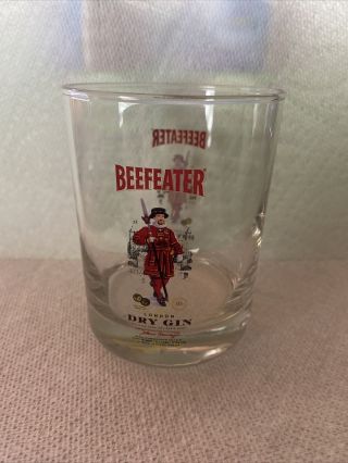 Beefeater London Dry Gin Clear Rocks Glass Low Ball