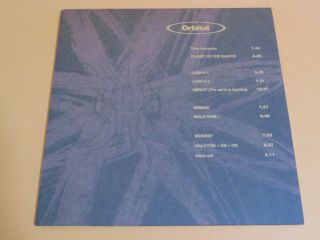 Orbital - Self Titled - The Brown Album - Double Lp 1993 Trulp2 - Made In Eu