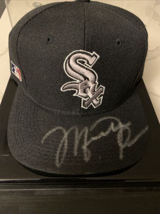 Michael Jordan Signed Autographed Chicago White Sox Baseball Hat,