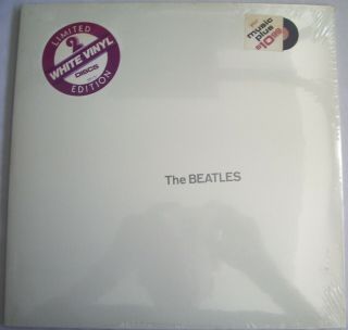 The Beatles White Album - 1978 Capitol Sebx - 11841 - 2 White Vinyl Discs - Ltd.  Ed.  -