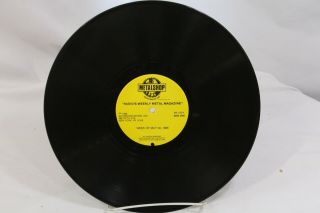 Metalshop LP Vinyl 122 May 30 1986 Kiss Jimi Hendrix Hear ' N ' Aid Scorpians 2