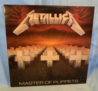 Metallica Master Of Puppets 1986 Vinyl Record Club Bmg R - 134552 Elektra