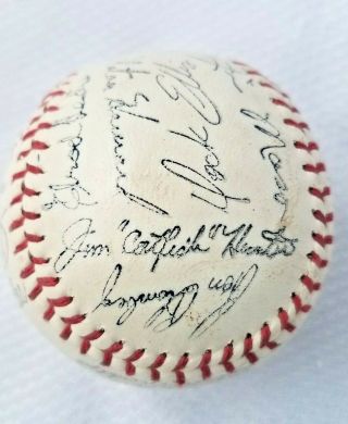 1976 Yankees Team Ball Billy Martin,  Munson,  Catfish,  Chambliss,  Rivers,  27 Yankees